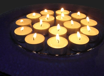 Kerzen zum Totengedenken